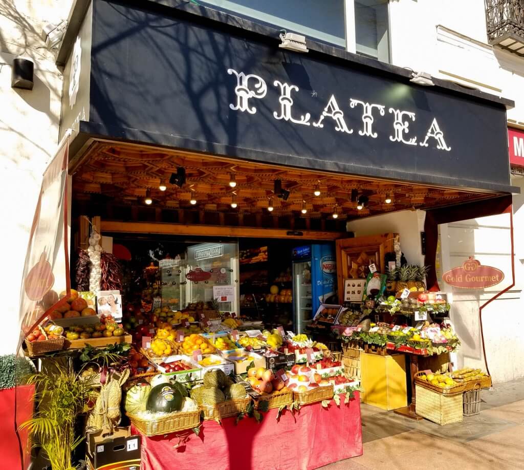 Madrid Spain Platea Market Restaurants