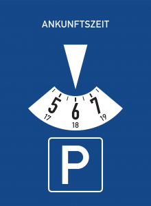 German parking dial