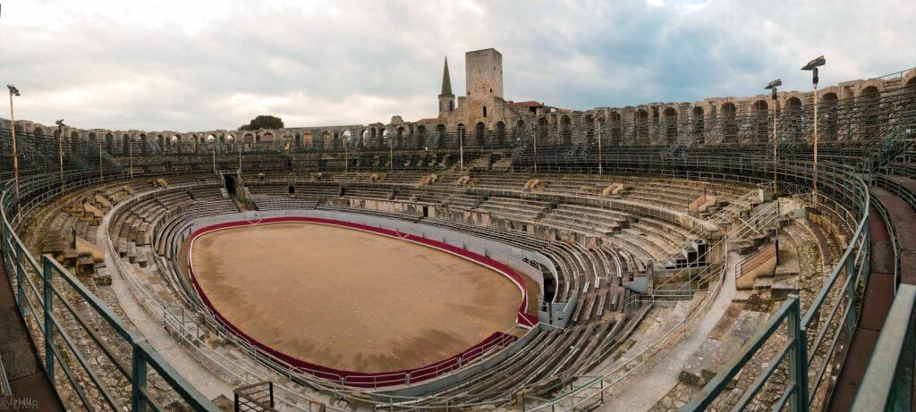 France, Arles Roman amphitheater