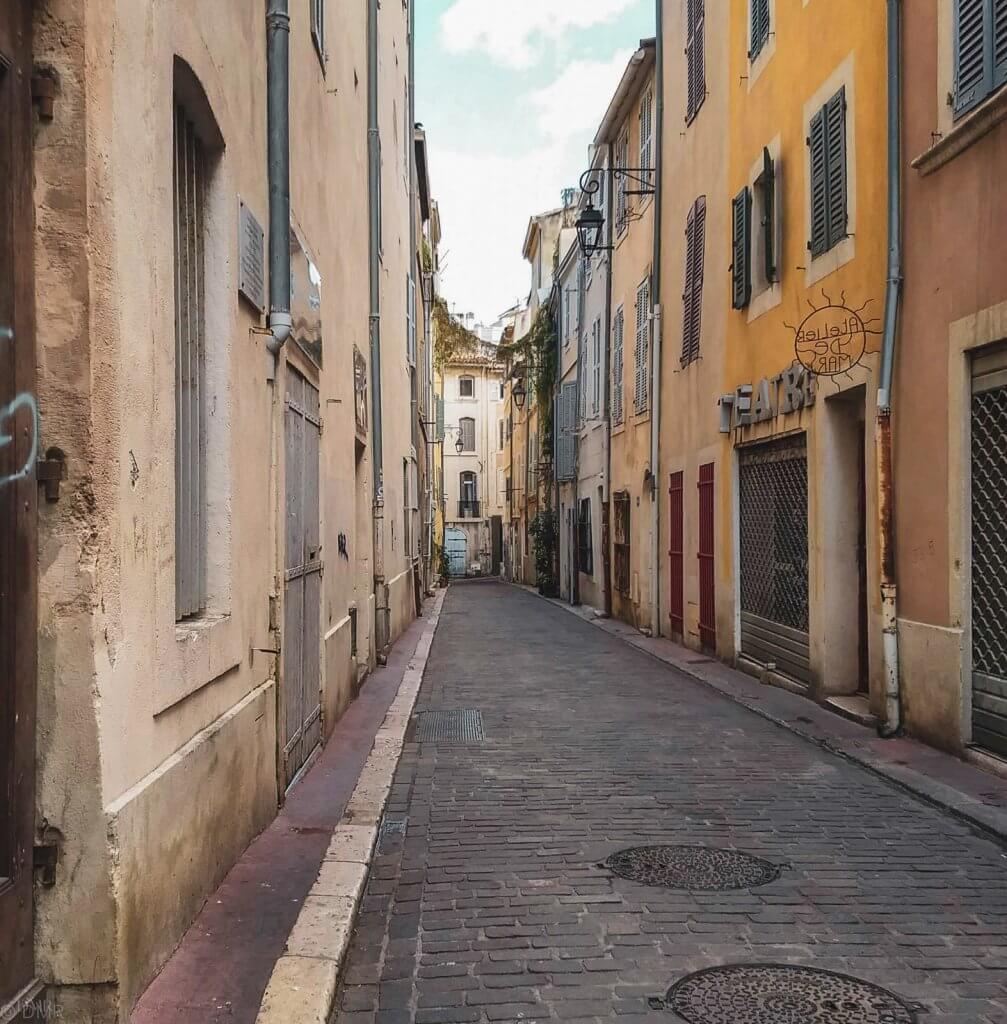 France Marseille Le Panier street