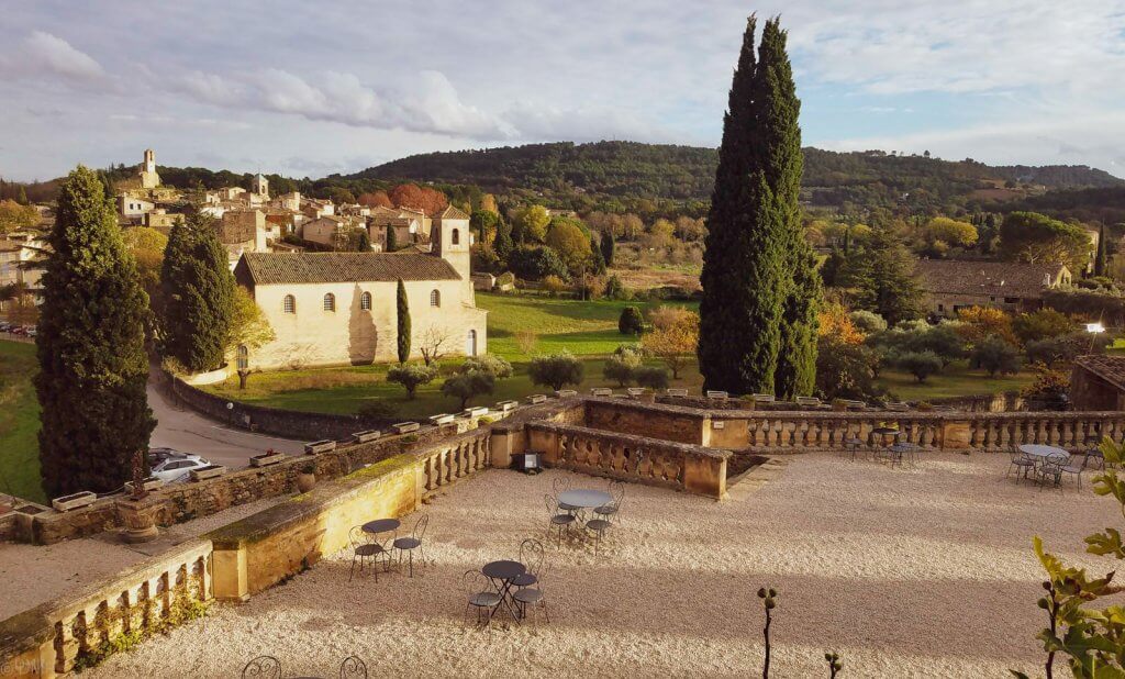 France Provence Lourmarin view from chateau