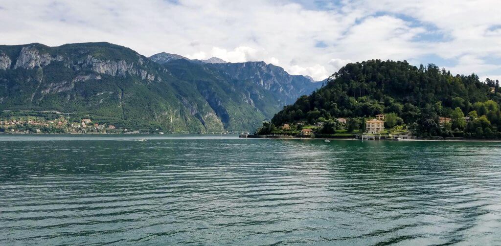 Italy Lake Como view from ferry