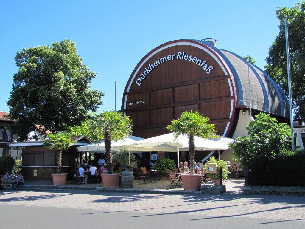 Bad Durkheim, large wine barrel, restaurant